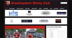 Desktop Screenshot of glenurquhartshintyclub.com